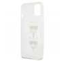 KARL LAGERFELD Futrola za iPhone 13 Silver Glitter Karl`s & Choupette - slika 3