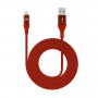 CELLY USB - LIGHTNING kabl u crvenoj boji - slika 2