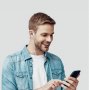 CELLY Žičane in-ear slušalice UP1000 u belo-plavloj boji - slika 4