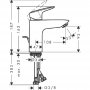 HANSGROHE Logis baterija za lavabo - slika 2
