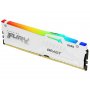 KINGSTON DIMM DDR5 64GB 2x32GB kit 6000MT/s KF560C36BWEAK2-64 FURY Beast RGB White EXPO - slika 2