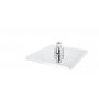 Rosan Tuš ruža za usponski priključak 1/2'', 210x210mm - slika 3