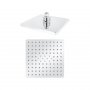Rosan Tuš ruža za usponski priključak 1/2'', 210x210mm - slika 1
