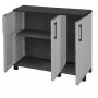 Artplast F100 B plastični orman sivi 90x102x37 cm - slika 2