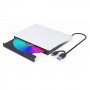 GEMBIRD DVD-USB-03-BW eksterni USB DVD drive Citac-rezac, USB + USB-C, black-white - slika 1