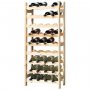 KESPER KSP69360 Polica za vino drvo 51 x 120 x 27 cm - slika 1