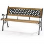 VERDELOOK Baštenska klupa Parco klupa DxŠxV: 122x32x76 cm, plastična, antracit - slika 1