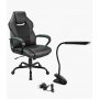 AVATAR Set kancelarijska stolica + led lampa crna (20054) - slika 1
