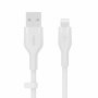 BELKIN BOOST CHARGE Flex Silicone cable USB-A to Lightning - 3M - White (CAA008bt3MWH) - slika 1