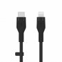 BELKIN Belkin BOOST CHARGE Flex Silicone cable USB-C to Lightning - 2M - Black (CAA009bt2MBK) - slika 1