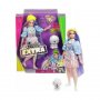 BARBIE Lutka Extra Shimmery Look + Pet Puppy GVR05 - slika 1