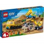 LEGO 60391 Građevinski kamioni i kran sa kuglom - slika 1