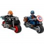 LEGO 76260 Motocikli Crne Udovice i Kapetana Amerike - slika 4