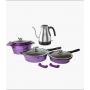 ROYALTY LINE Set posuđa ljubičasti | kuvalo za vodu -355024 - slika 1