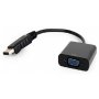 GEMBIRD DisplayPort na VGA adapter, crni, 15cm (AB-DPM-VGAF-02) - slika 1