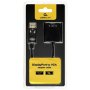 GEMBIRD DisplayPort na VGA adapter, crni, 15cm (AB-DPM-VGAF-02) - slika 2