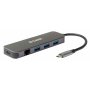 D LINK USB HUB DUB-2334 5in1 USB-C - USB3.0x3/GLAN/PD - slika 1