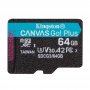 KINGSTON Mem.kart.bez adaptera Canvas Go! Plus microSD 64GB - slika 1