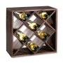 KESPER Polica za vino borovo drvo 50x50x25 KSP69244 - slika 1