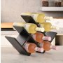 KESPER Polica za vino 8 flaša 46.5X12X30CM KSP69232 - slika 3
