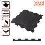 BLACK&DECKER Podne obloge crne 6kom 40x40x1 (38432) - slika 1