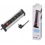 LOGILINK Produžni kabl 4 mesta, 2 USB, prekidač, stalak, 1.5m, aluminium (4798) - slika 3