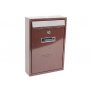 HAUS Poštansko sanduče 240 x 75 x 350 mm braon (0200027) - slika 1