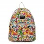 Loungefly Nickelodeon Nick Rewind Gang AOP Mini Backpack 048480 - slika 1