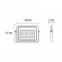 PROSTO LED reflektor 50W LRF024EW-50W/WH - slika 2