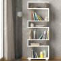 HANAH HOME Polica za knjige Blok White Walnut - slika 2