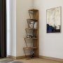 HANAH HOME Polica za knjige Tlos Pine - slika 1