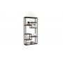 HANAH HOME Polica za knjige Emina Walnut - slika 2