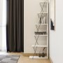 HANAH HOME Polica za knjige Tlos White - slika 2