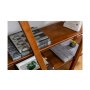 HANAH HOME Polica za knjige Perla Walnut - slika 3