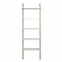 HANAH HOME Polica za knjige Piante White Gold - slika 4