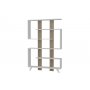 HANAH HOME Polica za knjige Rain White Walnut - slika 2