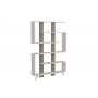 HANAH HOME Polica za knjige Rain White Walnut - slika 3