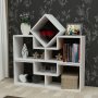 HANAH HOME Polica za knjige Beled White - slika 1