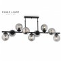 BBLINK Novak 23079 Luster 9*E27 Crna - slika 1