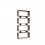 HANAH HOME Polica za knjige Langdon Oak Anthracite - slika 2