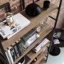 HANAH HOME Polica za knjige Tinleys Walnut - slika 3