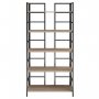 HANAH HOME Polica za knjige Tinleys Walnut - slika 4