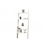 HANAH HOME Polica za knjige Solid White - slika 2