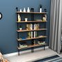 HANAH HOME Polica za knjige Teos Atlantic Pine Black - slika 3