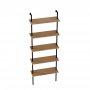 HANAH HOME Polica za knjige Teos Atlantic Pine Black - slika 4