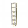 HANAH HOME Polica za knjige Polka 2 White - slika 3