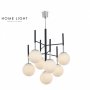 BBLINK FAYETTE 28007 luster 7*E27 Crna - slika 1