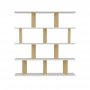 HANAH HOME Polica za knjige Jorin White Oak - slika 3