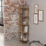 HANAH HOME Polica za knjige Simge Oak - slika 2