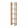 HANAH HOME Polica za knjige Simge Oak - slika 5